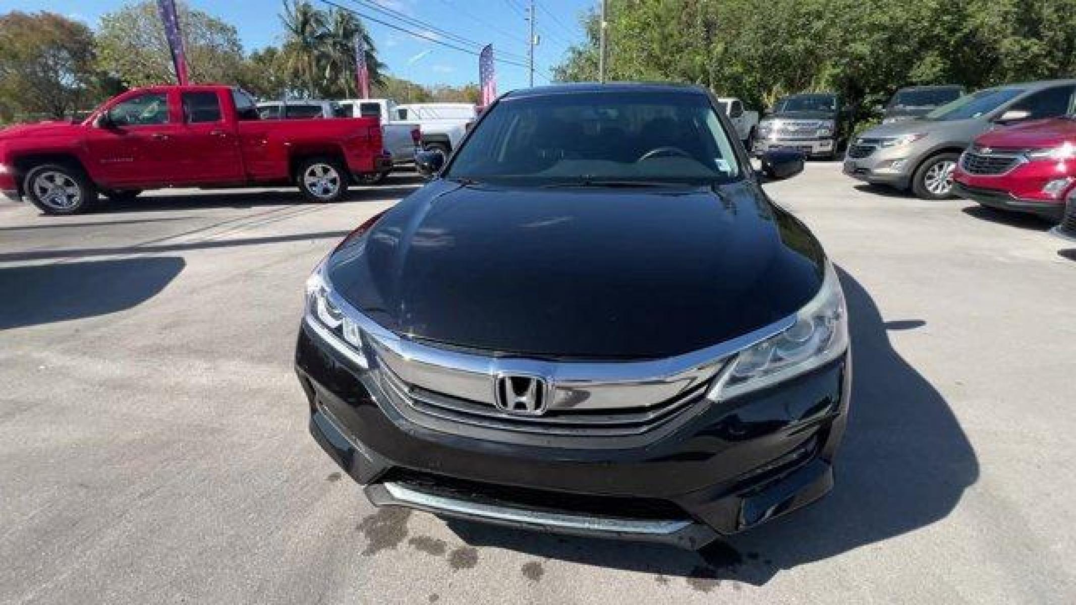 2016 Black Honda Accord Sedan LX (1HGCR2F32GA) with an 4 2.4 L engine, Variable transmission, located at 27610 S Dixie Hwy, Homestead, FL, 33032, (305) 749-2348, 25.510241, -80.438301 - KBB.com Brand Image Awards. Scores 37 Highway MPG and 27 City MPG! This Honda Accord Sedan delivers a Regular Unleaded I-4 2.4 L/144 engine powering this Variable transmission. Window Grid Antenna, Wheels: 16 Alloy, VSA Electronic Stability Control (ESC).* This Honda Accord Sedan Features the Follow - Photo #7