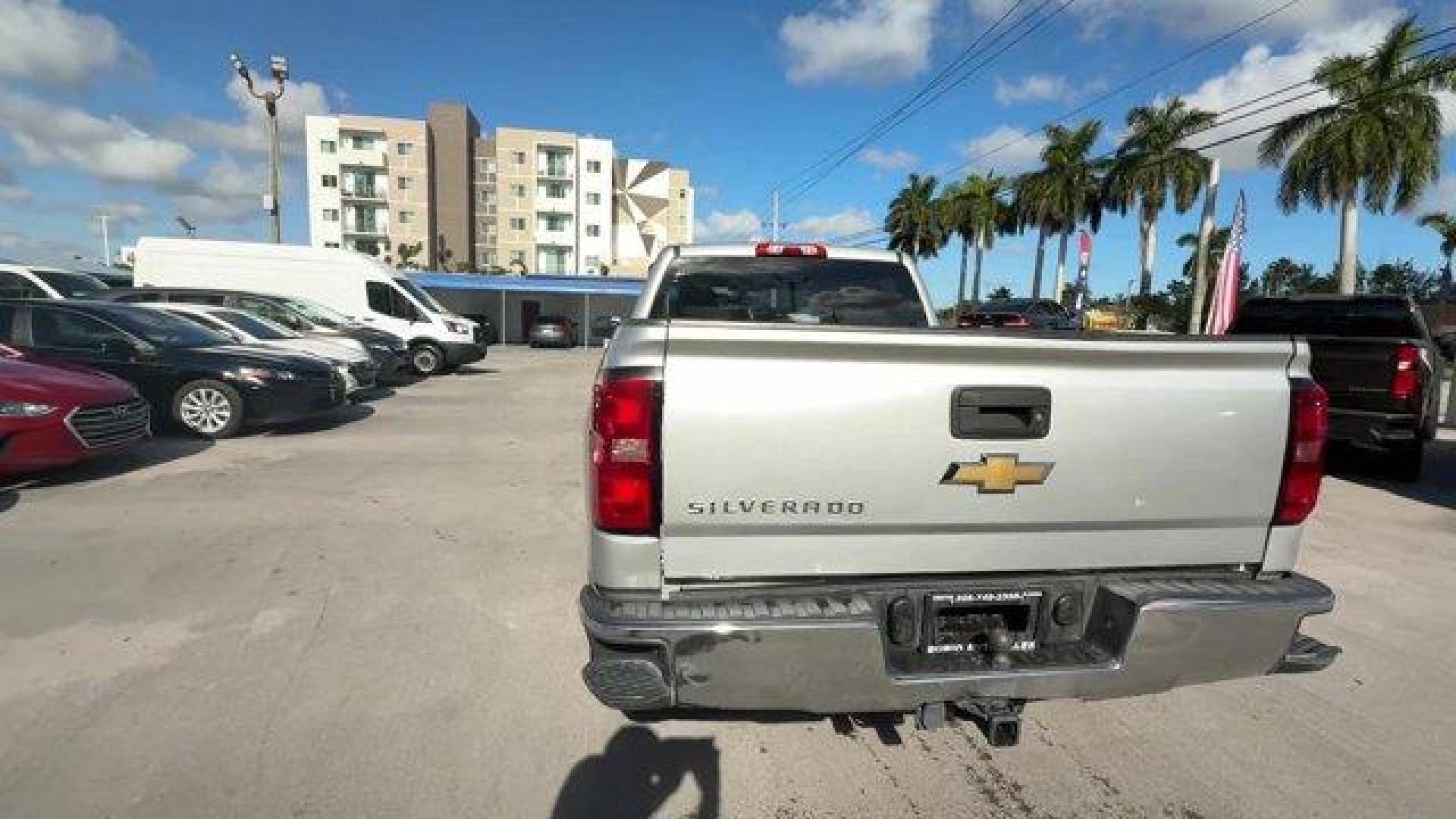 2014 Silver Chevrolet Silverado 1500 Work Truck (1GCRCPEH7EZ) with an 6 4.3L engine, Automatic transmission, located at 27610 S Dixie Hwy, Homestead, FL, 33032, (305) 749-2348, 25.510241, -80.438301 - NACTOY 2014 North American Truck of the Year. Boasts 24 Highway MPG and 18 City MPG! This Chevrolet Silverado 1500 delivers a Gas/Ethanol V6 4.3L/262 engine powering this Automatic transmission. TRANSMISSION, 6-SPEED AUTOMATIC, ELECTRONICALLY CONTROLLED with overdrive and tow/haul mode. Includes Cru - Photo#3