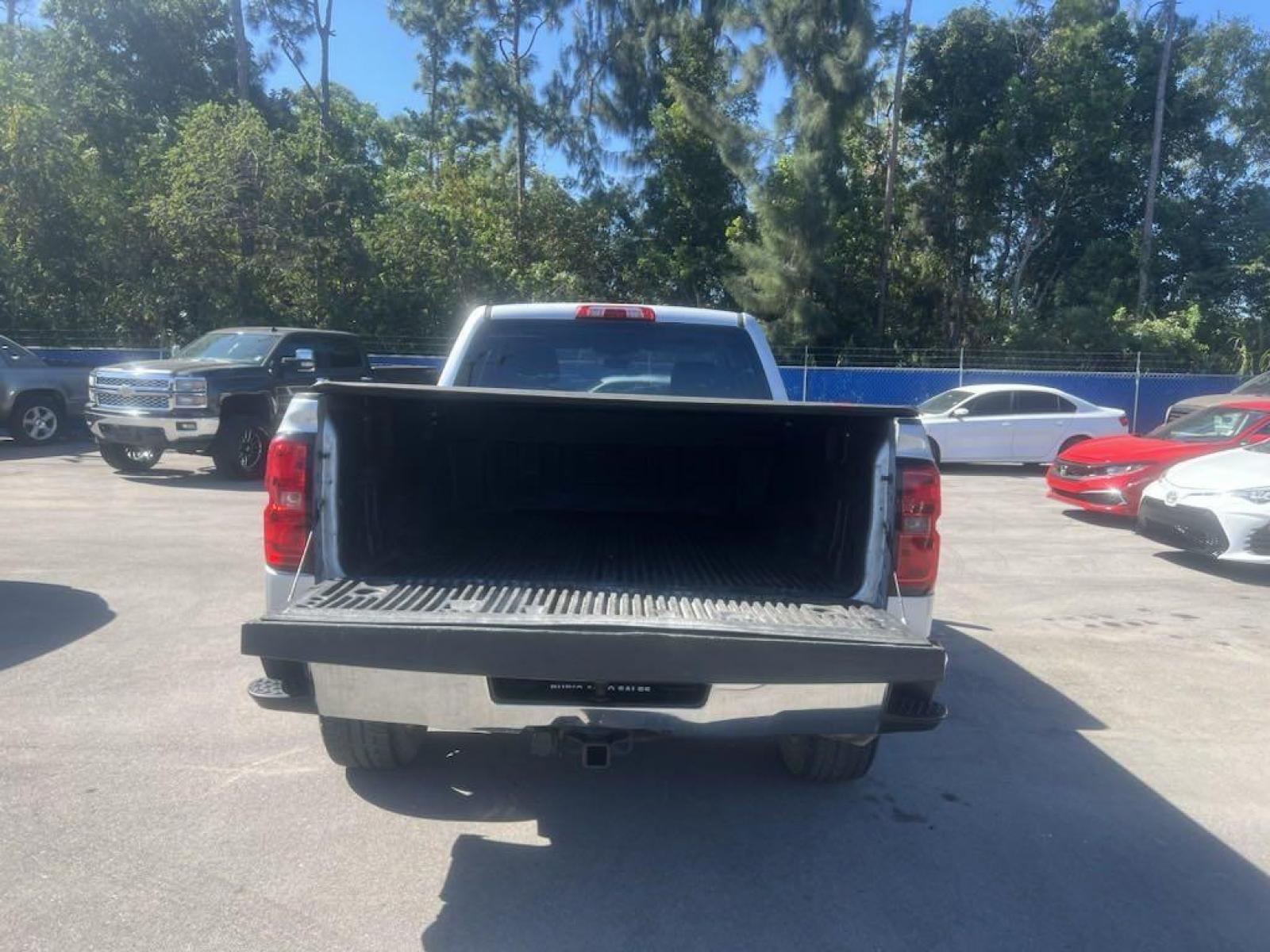 2014 Silver Ice Metallic /Jet Black/Dark Ash Chevrolet Silverado 1500 Work Truck (1GCRCPEH7EZ) with an EcoTec3 4.3L V6 Flex Fuel engine, Automatic transmission, located at 27610 S Dixie Hwy, Homestead, FL, 33032, (305) 749-2348, 25.510241, -80.438301 - Photo #15